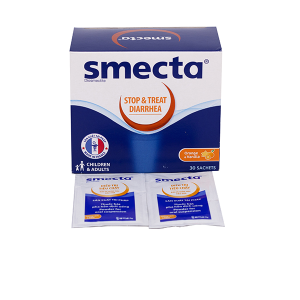 Smecta (Diosmectite) chữa tiêu chảy, hội chứng ruột kích thích