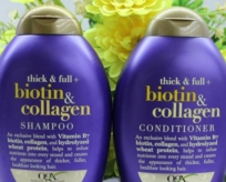 Dầu gội và dầu xả Biotin & Collagen Thick & Full hãng OGX - Mỹ 