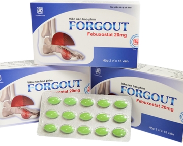 Forgout - hạ acid uric, điều trị bệnh Gút