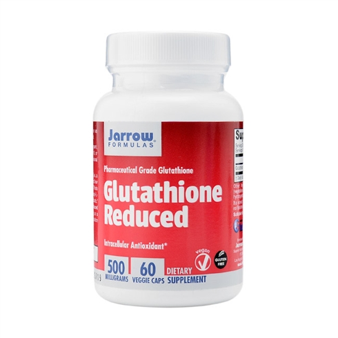 Viên uống trắng da Glutathione 500 mg lọ 60 viên hãng Jarrow - Mỹ