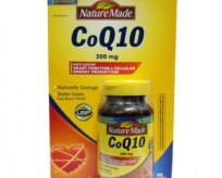 Coenzyme Q10 (CoQ10) 200 mg lọ 140 viên, hãng NatureMade - Mỹ giúp bảo vệ tim mạch