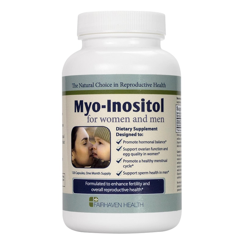 Myo Inositol hỗ trợ điều trị đa nang buồng trứng lọ 120 viên hãng Fairhaven Health - Mỹ