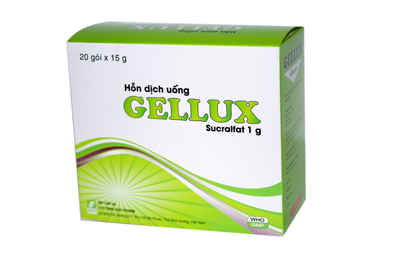 GELLUX (Hỗn dịch uống sucralfat 1 g)