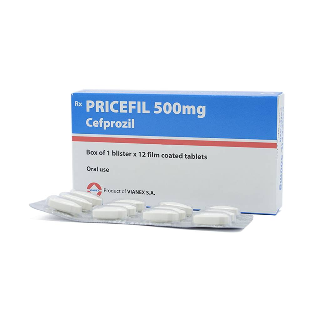 PRICEFIL (Cefprozil 500 mg)