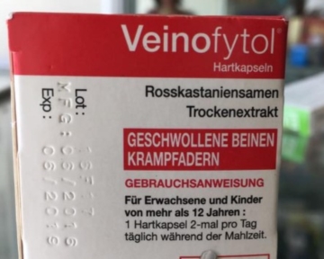 VEINOFYTOL (aescin 50 mg)