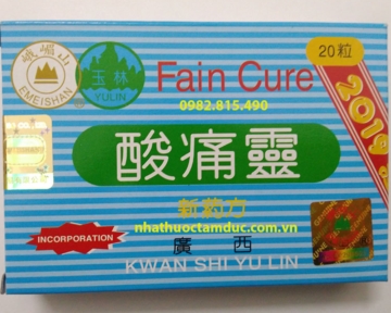 Thuốc Khớp Cường Lực Toan Thống Linh Kwan Shi Yu Lin (Fain Cure Ling Green Capsules)