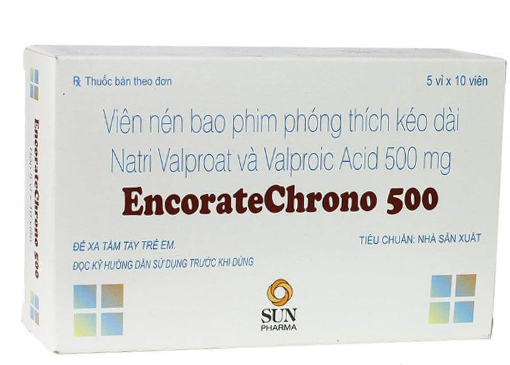 EncorateChrono 500 (Natri valproat & Acid valproic)
