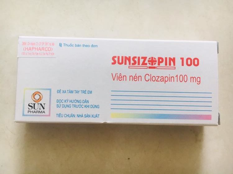 SUNSIZOPIN (Clozapine 25 mg & Clozapine 100 mg)