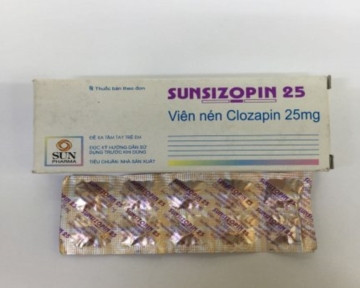 SUNSIZOPIN (Clozapine 25 mg & Clozapine 100 mg)