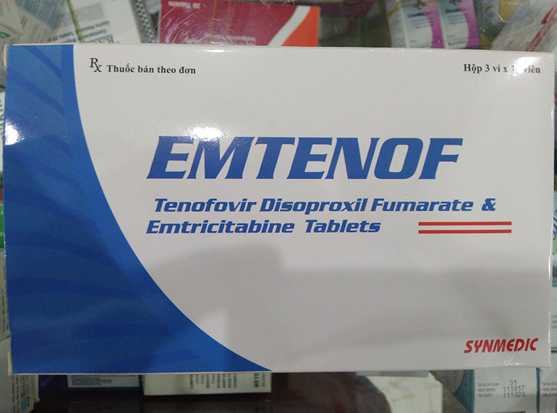 EMTENOF (Emtricitabin và Tenofovir disoproxil fumarat)