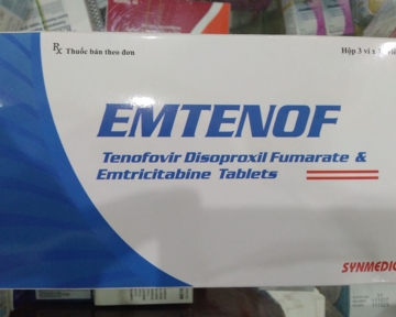 EMTENOF (Emtricitabin và Tenofovir disoproxil fumarat)