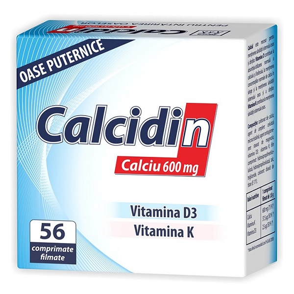 Calcidin bổ sung Canxi, Vitamin D3 & Vitamin K