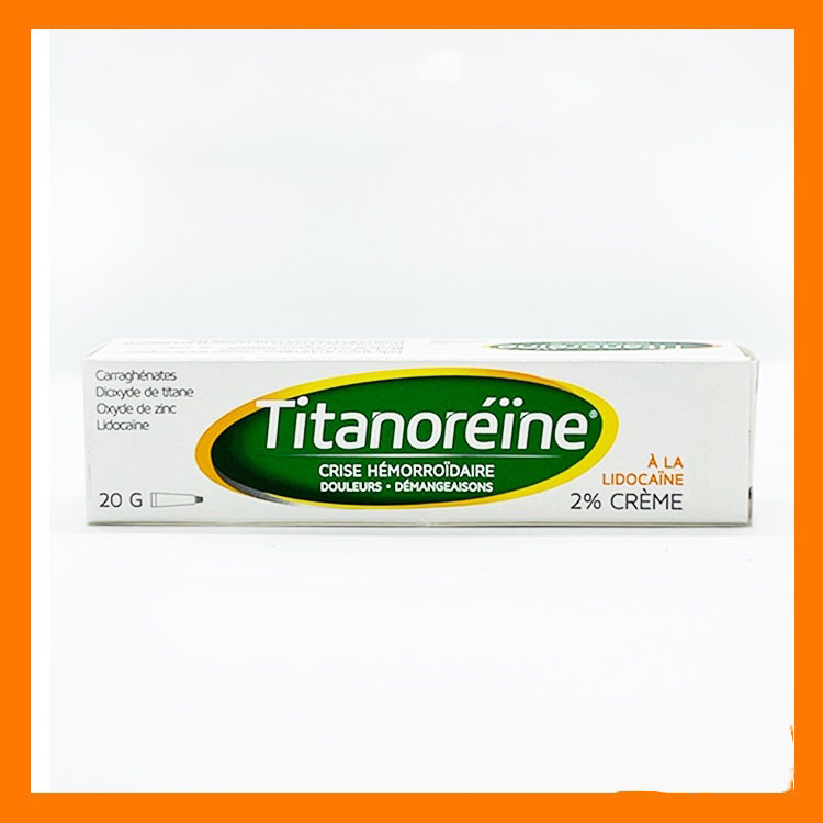 Thuốc bôi trĩ Titanorein của Pháp tuýp 20 gram dùng được được cho phụ nữ mang thai