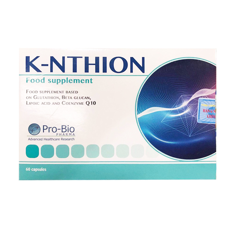 K – NTHION (L – Gtutathion, Beta glucan, Alpha Lipoic Acid & Coenzyme Q10)