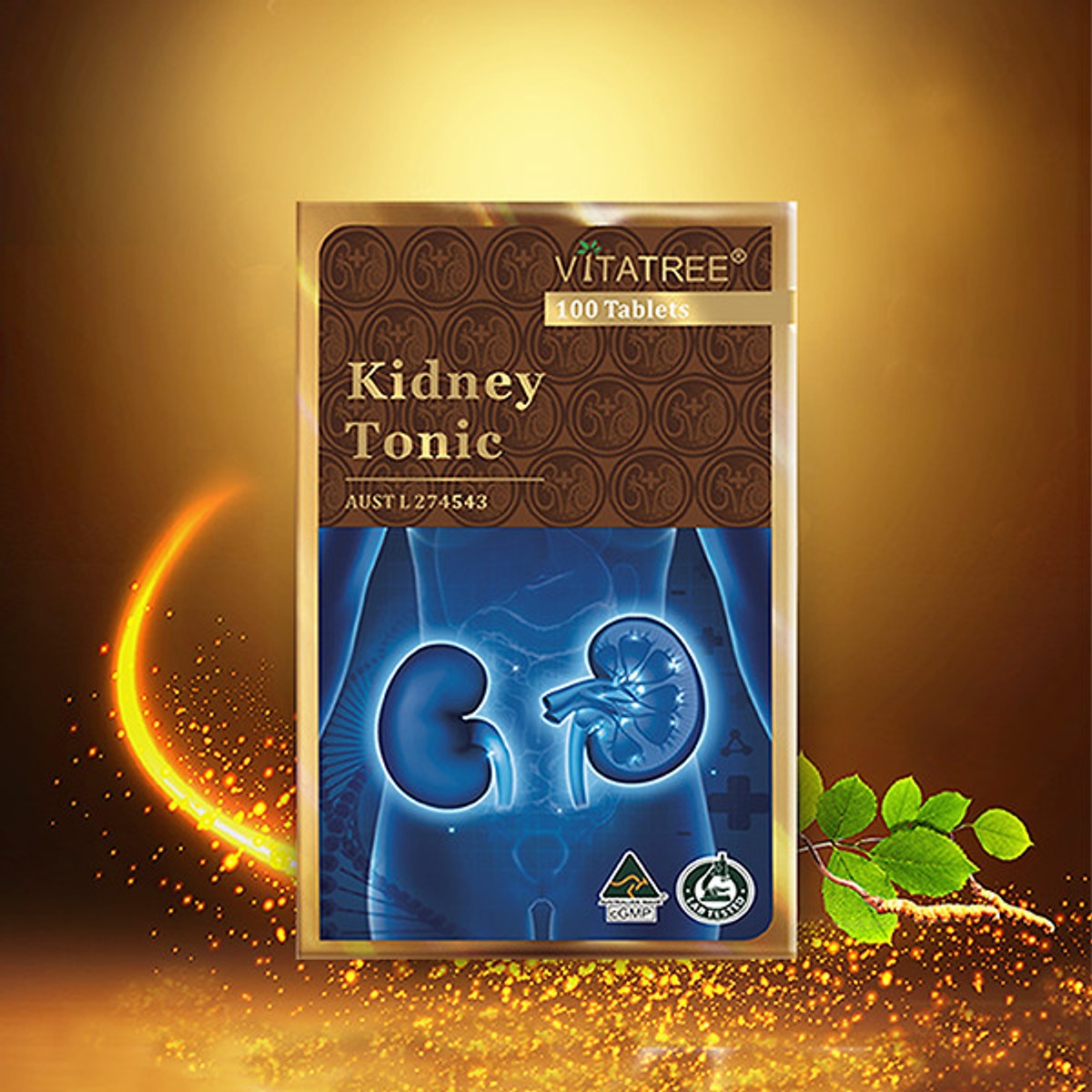 Thuốc bổ thận Kidney Tonic hãng Vitatree – Australia chữa bệnh yếu sinh lý, sỏi thận, tiểu đêm, tiểu buốt, tiểu rắt.