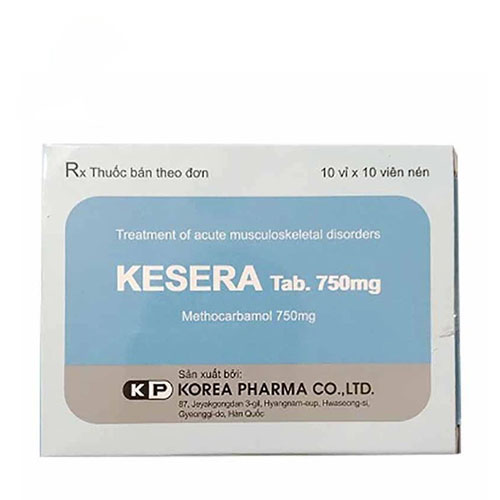 KESERA 750 MG (Methocarbamol 750 mg)