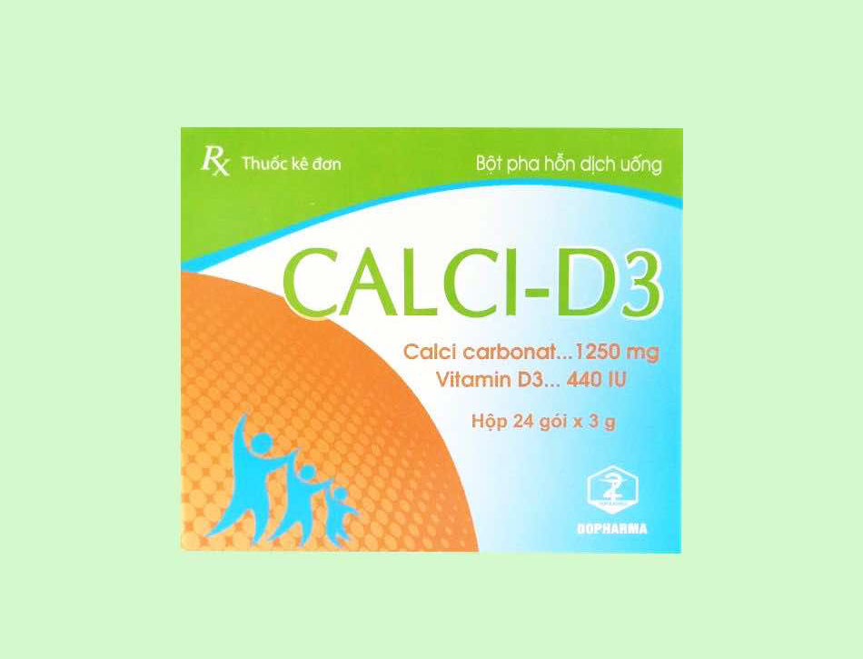 Calci – D3 (Calci carbonat & Vitamin D3)