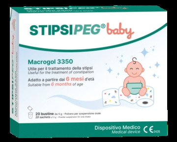 STIPSI PEG baby (Macrogol 3350) nhuận tràng, chữa táo bón